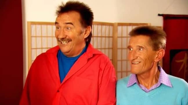 巴里（Barry）和保罗（Paul）笑了。学分：BBC