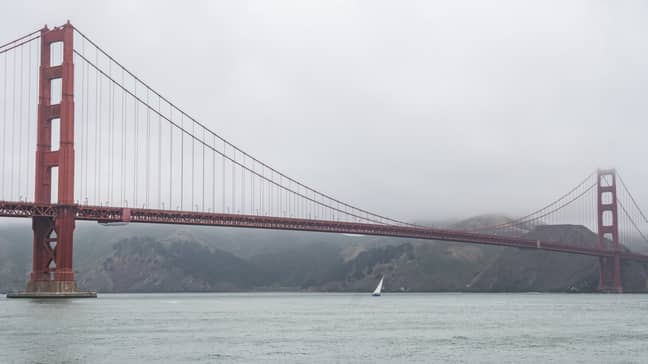 旧金山的金门大桥。信用：PA