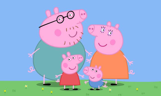 Peppa Pig非常喜欢孩子（信用：娱乐性）必威betway微博