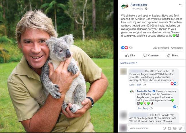 信用：Facebook / Australia动物园