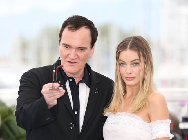 Quentin Tarantino和Margot Robbie在戛纳电影节。信用：PA