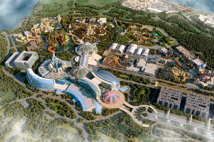 第一批图片和布局揭示了35亿英镑的“英国迪士尼乐园”