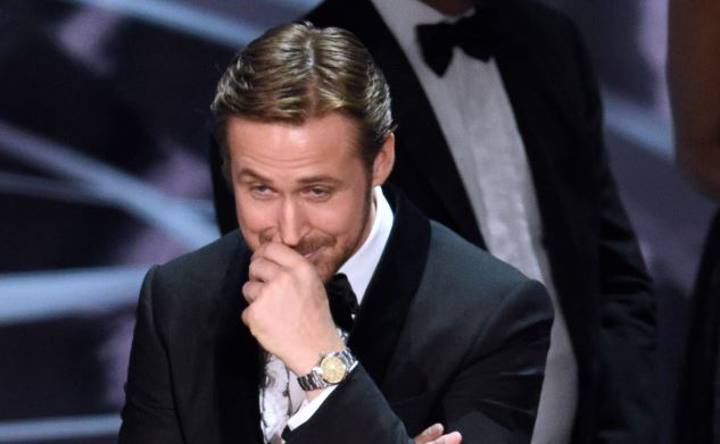 Ryan Gosling对奥斯卡的“最好的照片”汇编的反应是无价之宝